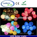 2015 new product hanging outdoor decorative 400colors solar powered cotton led string ball                        
                                                Quality Choice